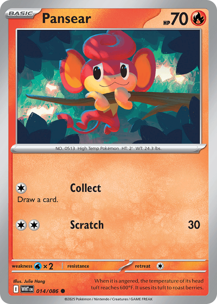 Pansear (White Flare) #14 card art
