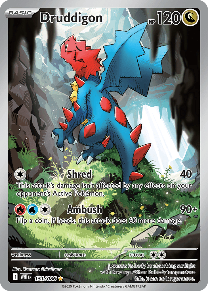 Druddigon (White Flare) #151 card art