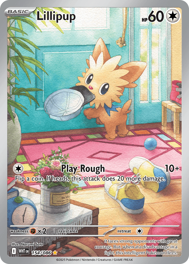 Lillipup (White Flare) #154 card art