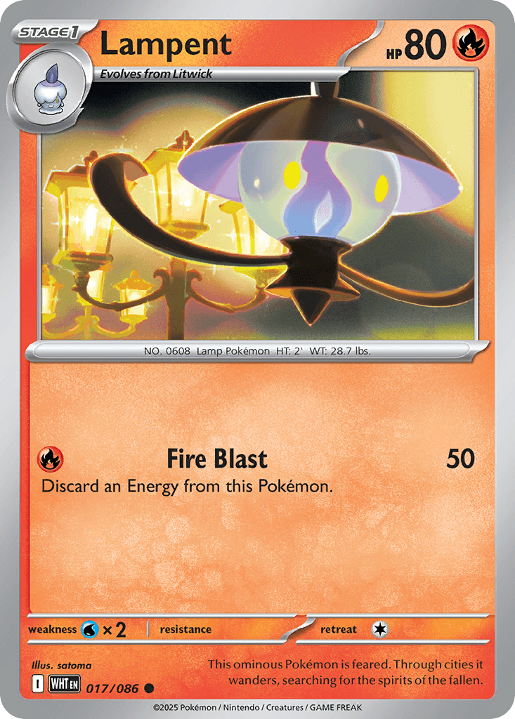 Lampent (White Flare) #17 card art