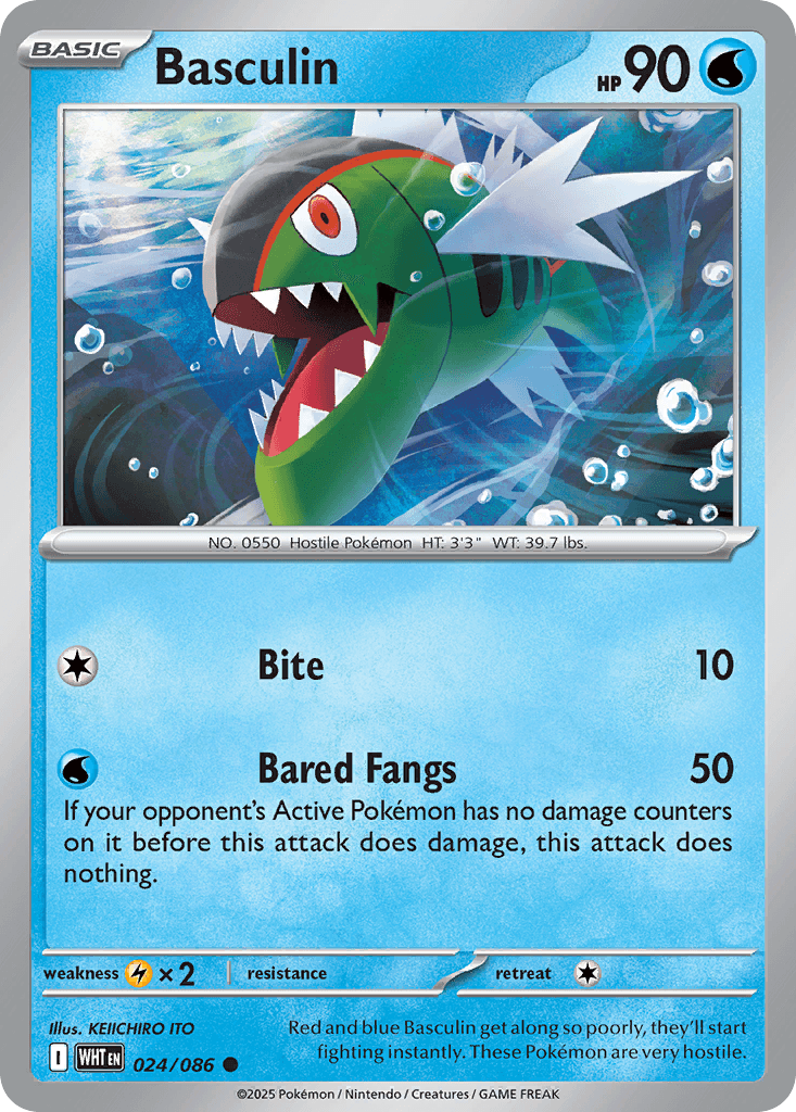 Basculin (White Flare) #24 card art
