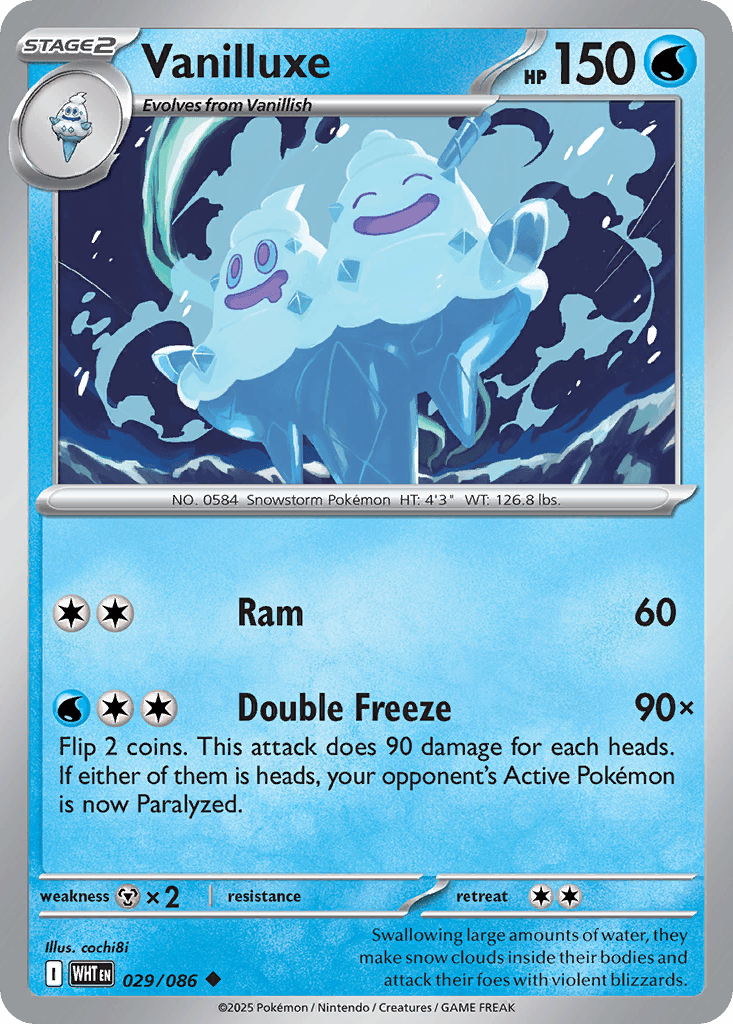 Vanilluxe (White Flare) #29 card art