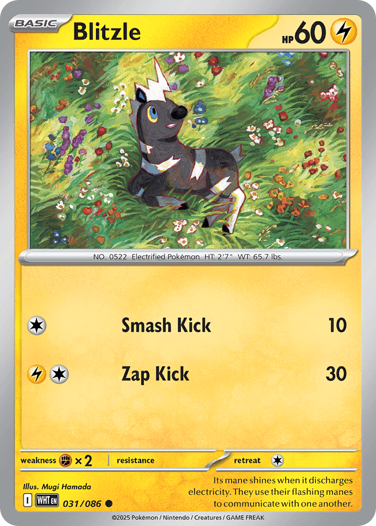 Blitzle (White Flare) #31 card art
