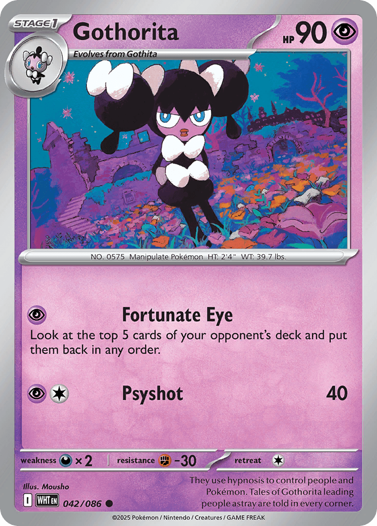 Gothorita (White Flare) #42 card art