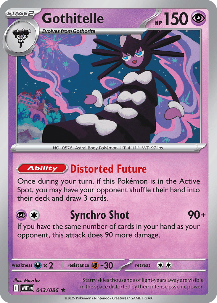 Gothitelle (White Flare) #43 card art