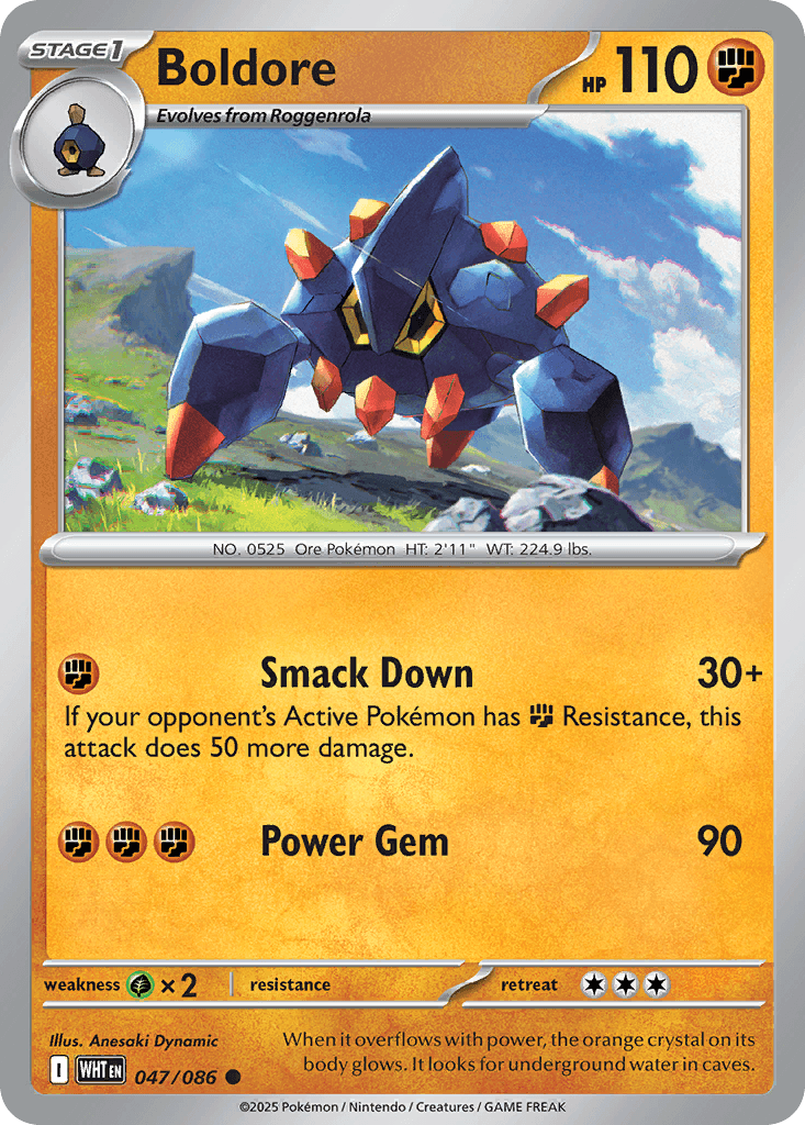 Boldore (White Flare) #47 card art
