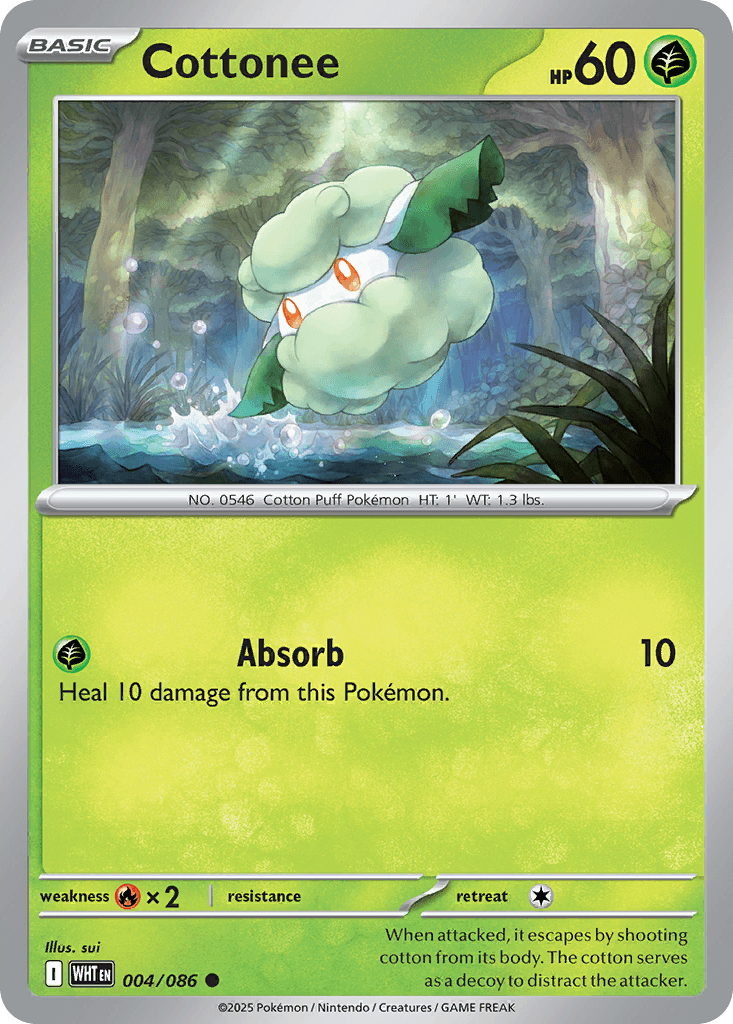 Cottonee (White Flare) #4 card art