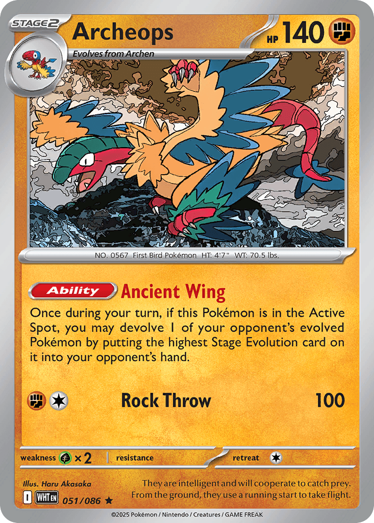 Archeops (White Flare) #51 card art