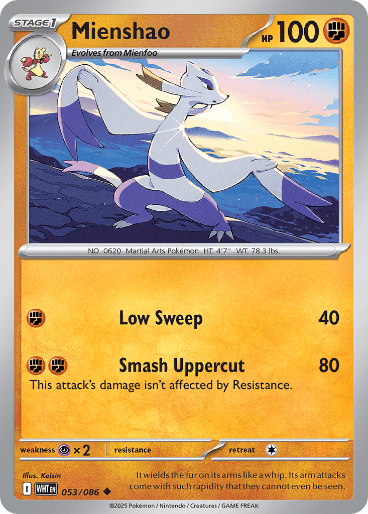 Mienshao (White Flare) #53 card art