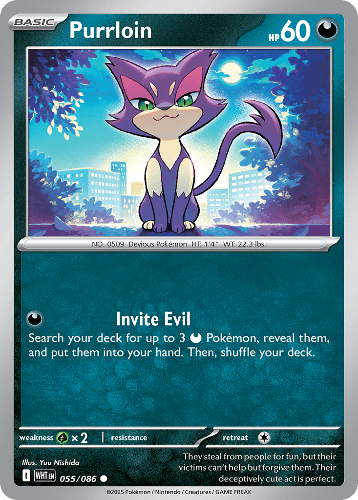 Purrloin (White Flare) #55 card art