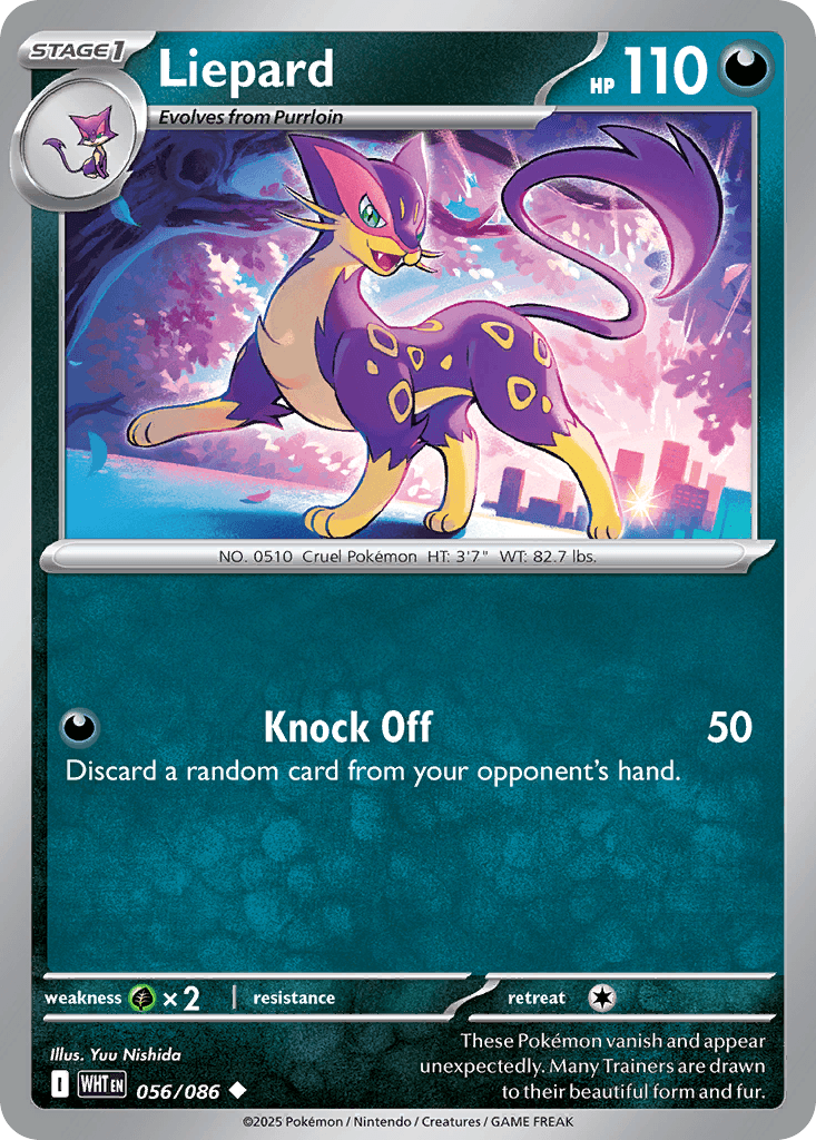 Liepard (White Flare) #56 card art