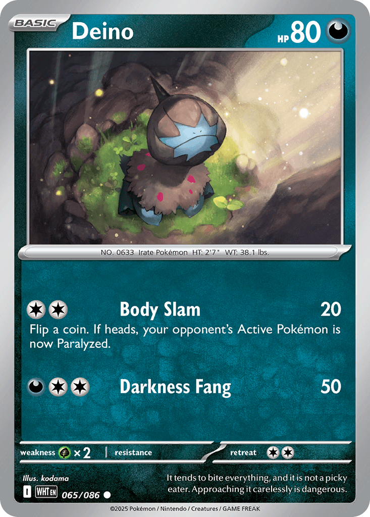Deino (White Flare) #65 card art