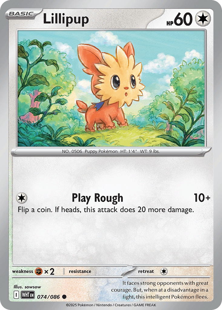 Lillipup (White Flare) #74 card art
