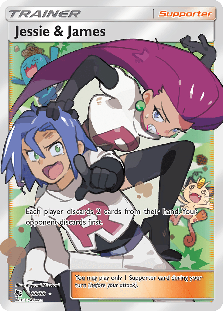 Jessie & James (Hidden Fates) #68 card art