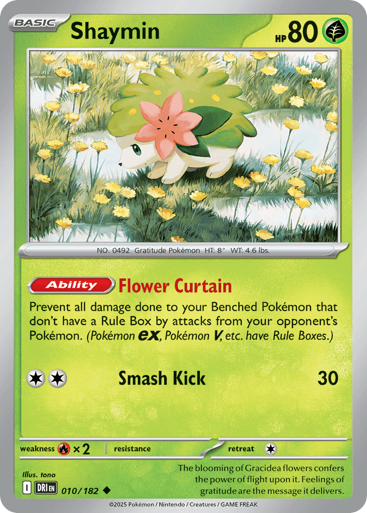 Shaymin (Destined Rivals) #10 card art