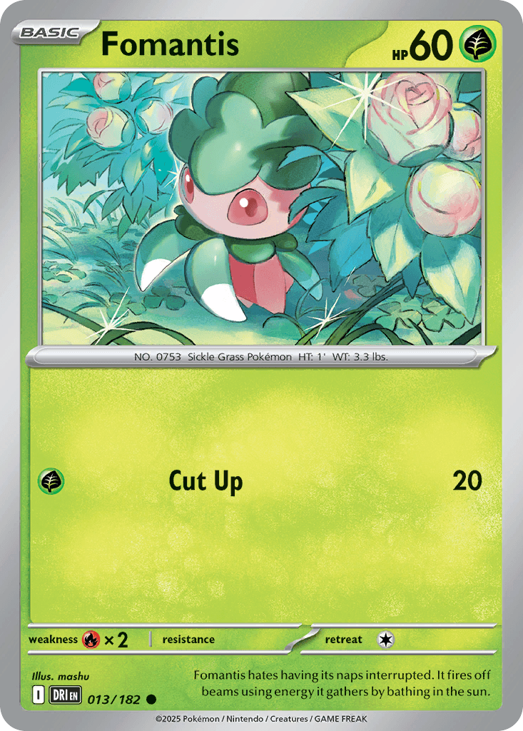 Fomantis (Destined Rivals) #13 card art