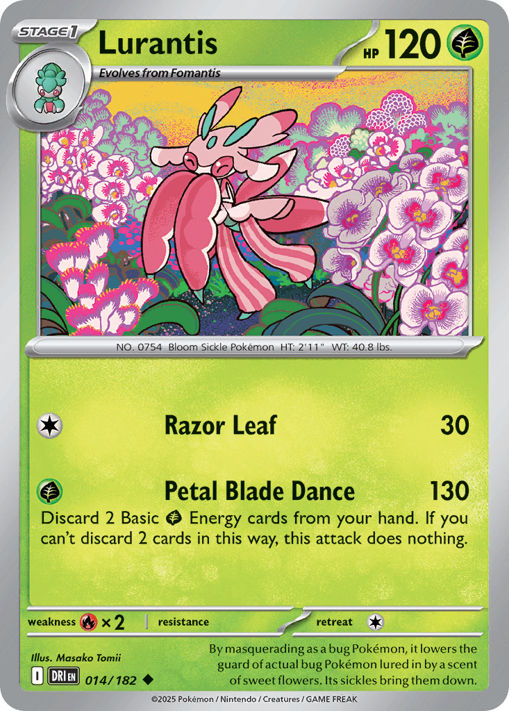 Lurantis (Destined Rivals) #14 card art