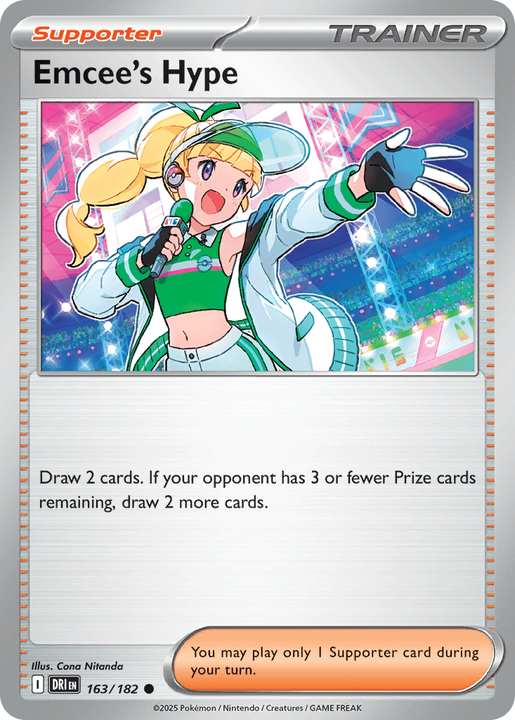 Emcee's Hype (Destined Rivals) #163 card art
