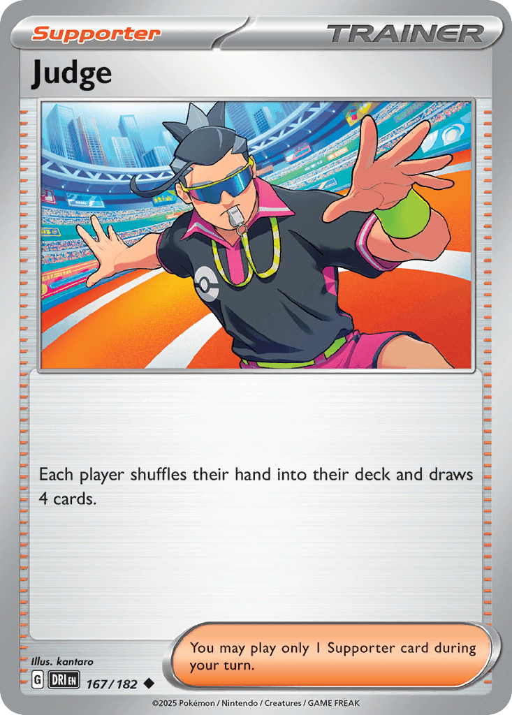 Judge (Destined Rivals) #167 card art