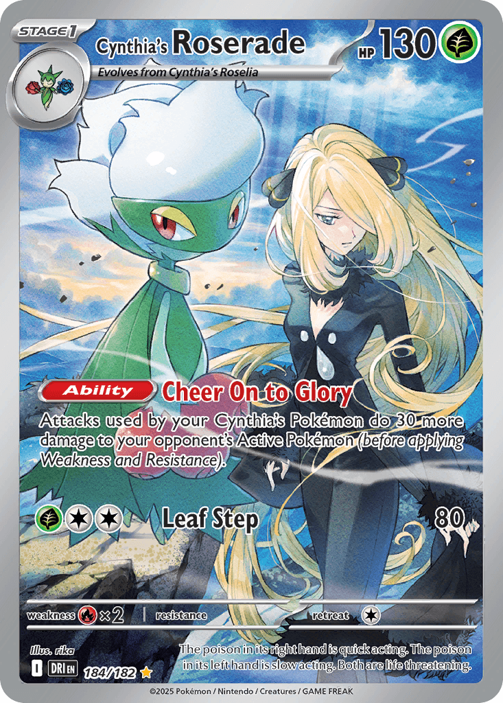 Cynthia's Roserade (Destined Rivals) #184