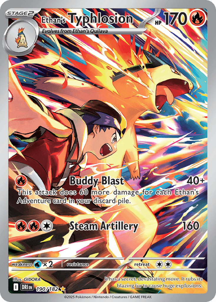 Ethan's Typhlosion (Destined Rivals) #190