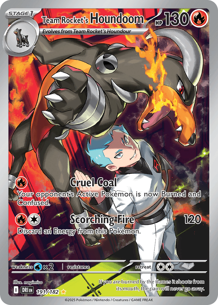Team Rocket's Houndoom (Destined Rivals) #191