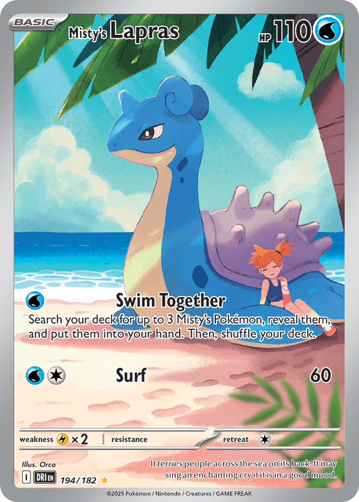 Misty's Lapras (Destined Rivals) #194