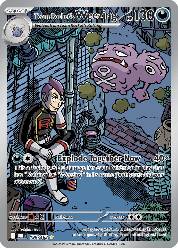 Team Rocket's Weezing (Destined Rivals) #199