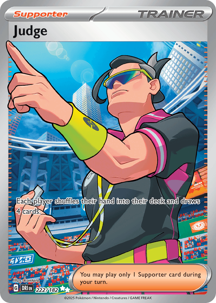 Judge (Destined Rivals) #222 card art