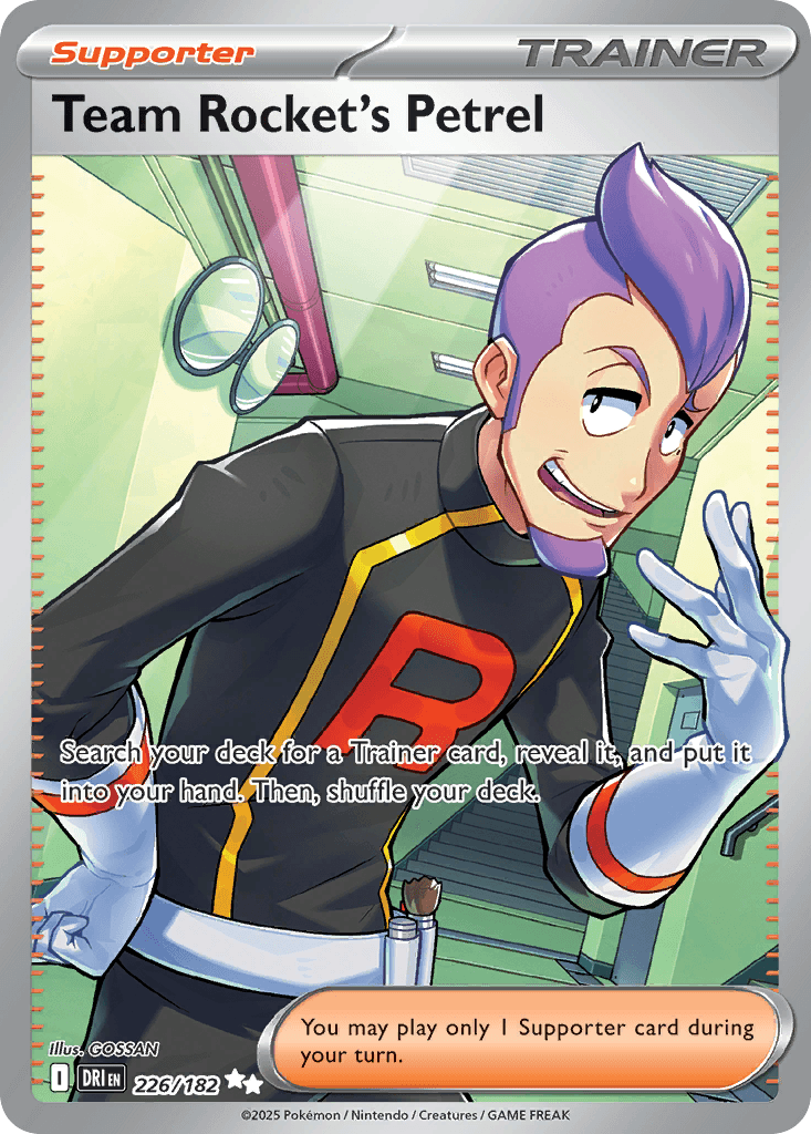 Team Rocket's Petrel (Destined Rivals) #226