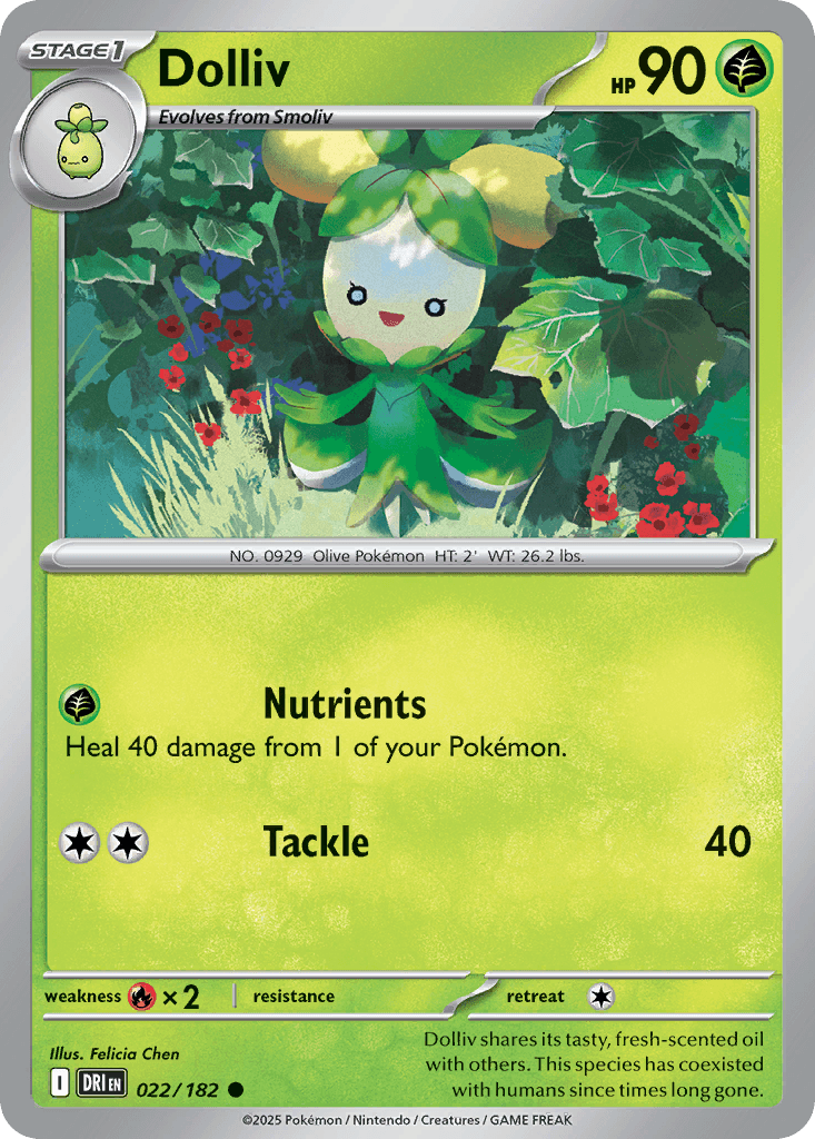 Dolliv (Destined Rivals) #22 card art