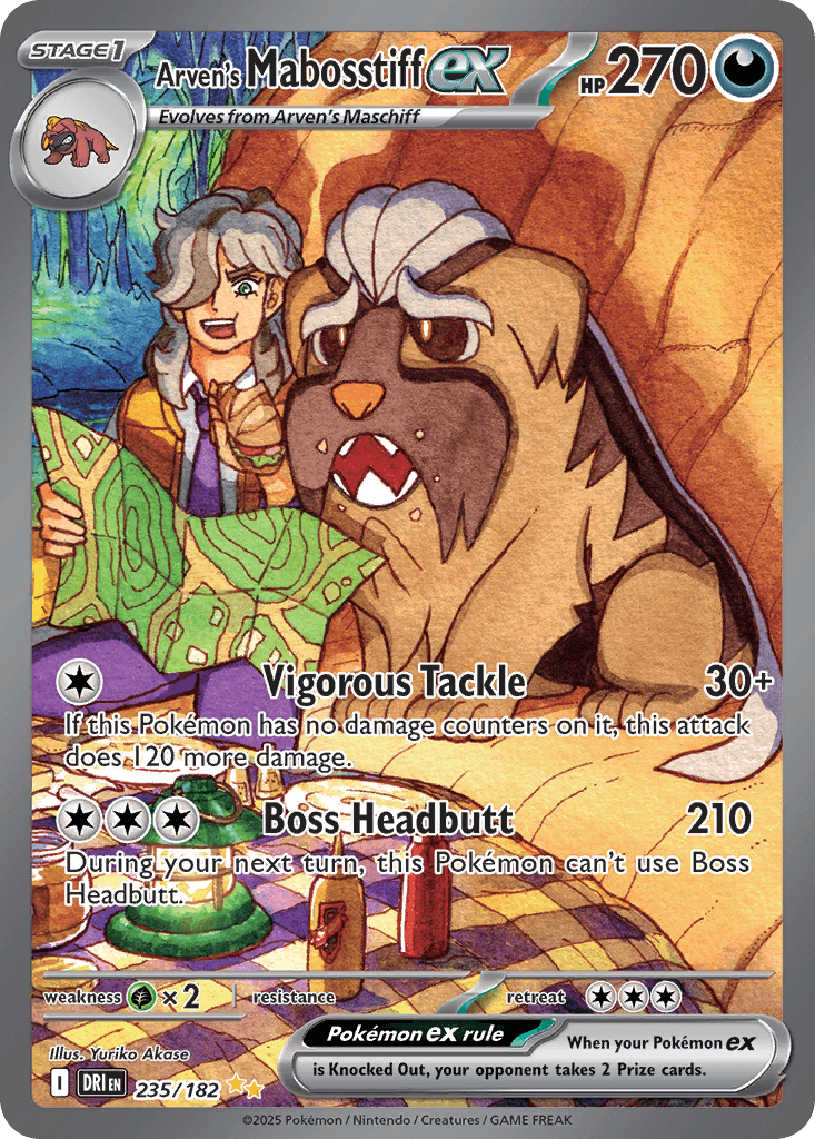 Arven's Mabosstiff ex (Destined Rivals) #235
