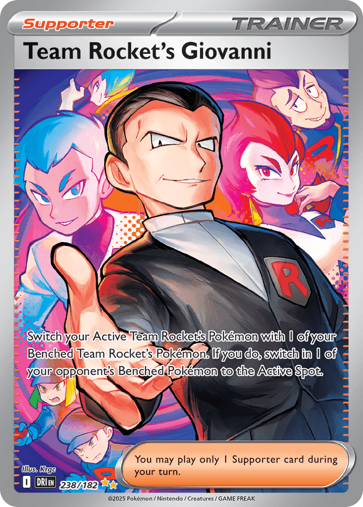 Team Rocket's Giovanni (Destined Rivals) #238