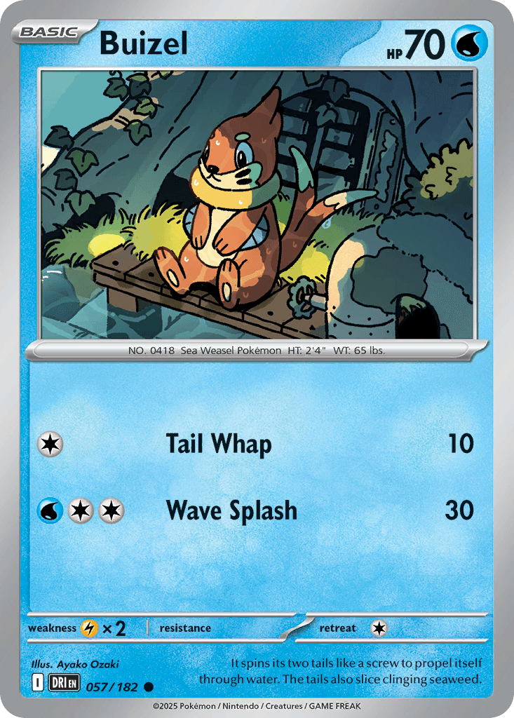 Buizel (Destined Rivals) #57 card art