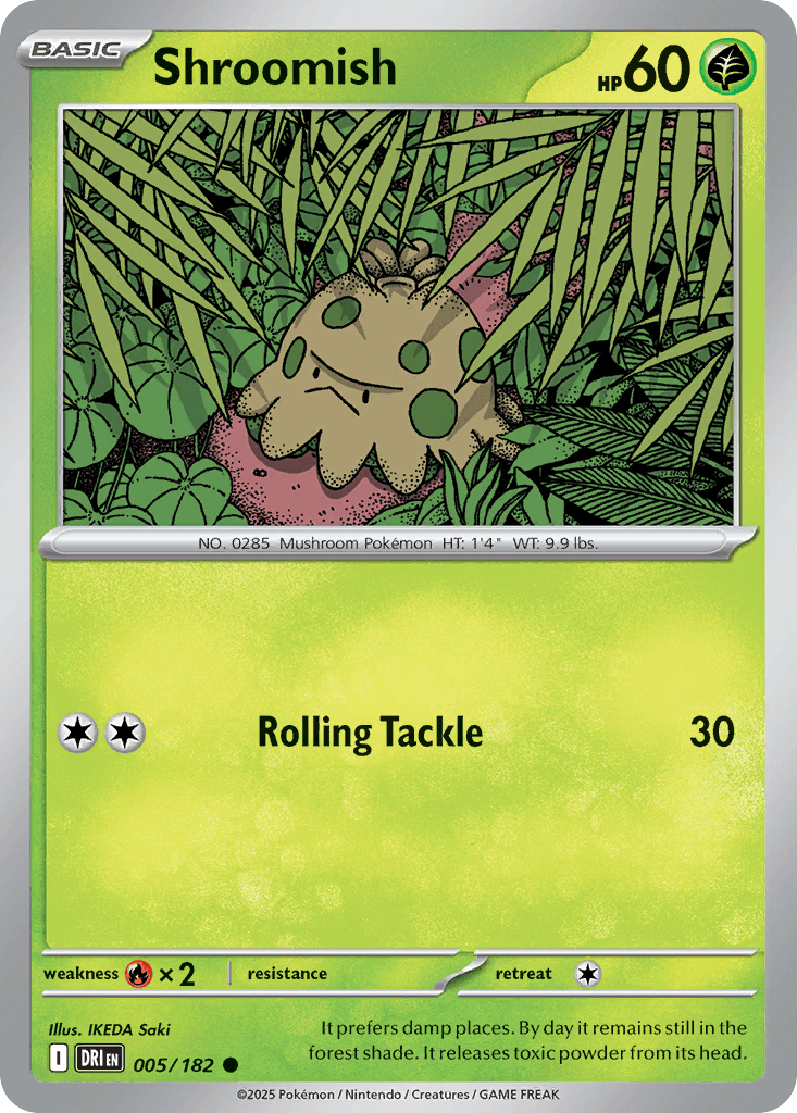 Shroomish (Destined Rivals) #5 card art