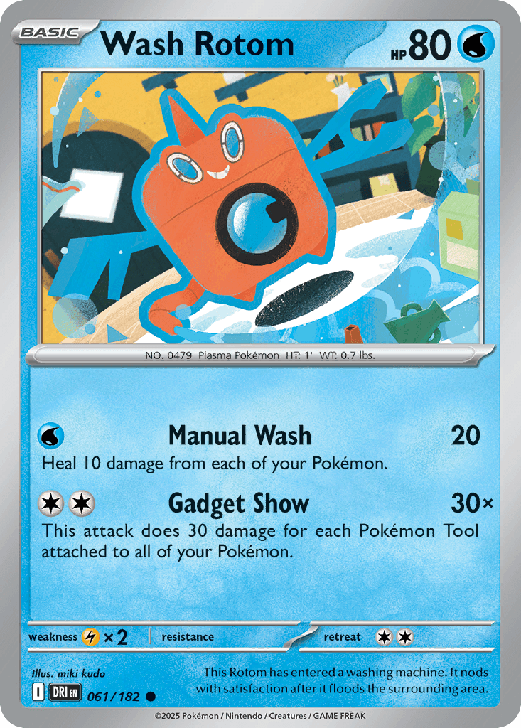 Wash Rotom (Destined Rivals) #61 card art