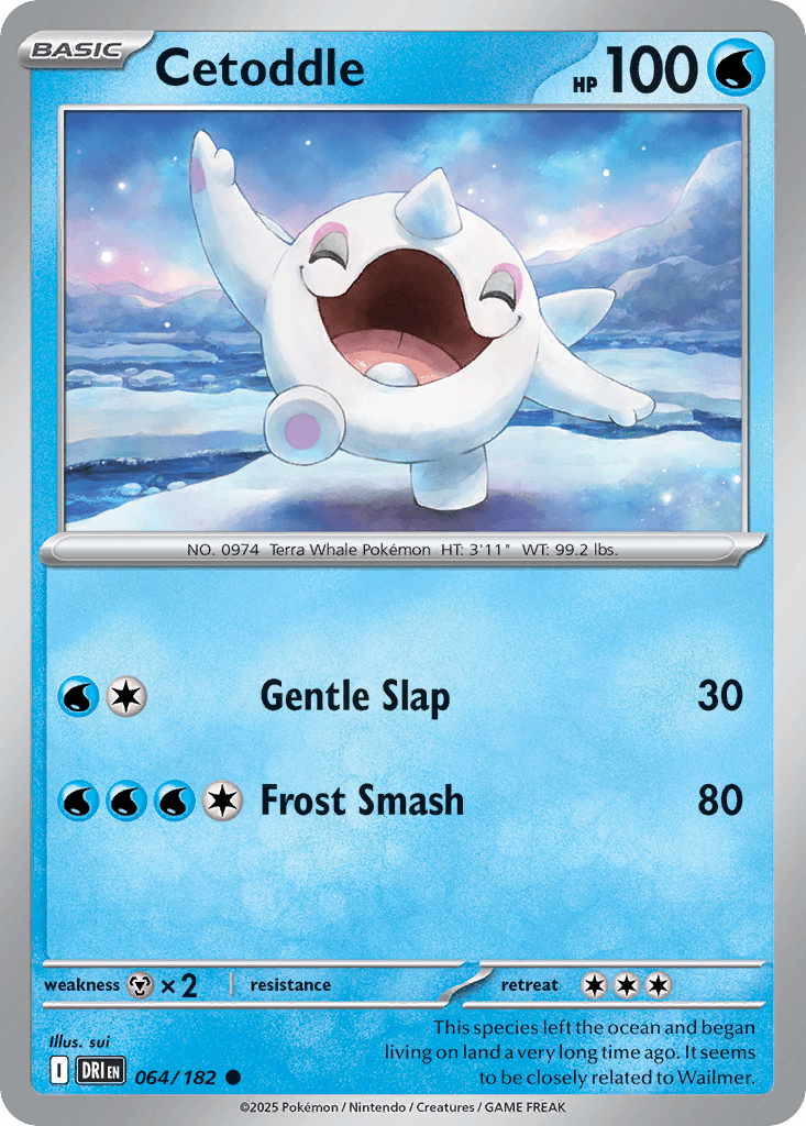 Cetoddle (Destined Rivals) #64 card art