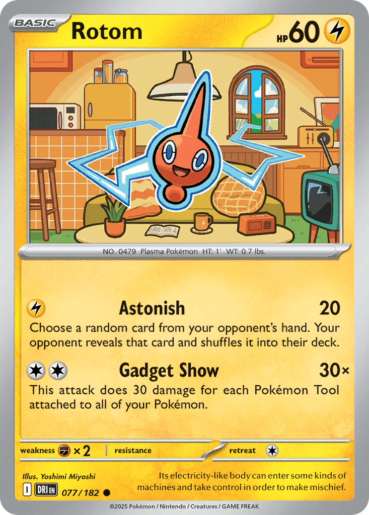 Rotom (Destined Rivals) #77 card art