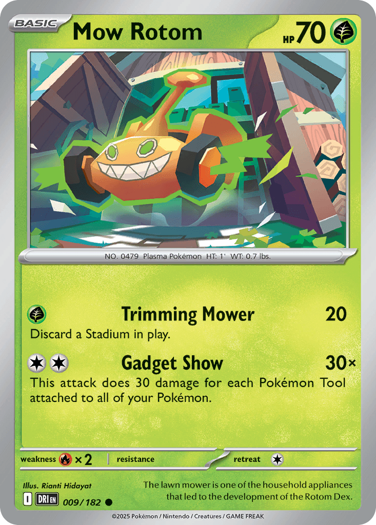 Mow Rotom (Destined Rivals) #9 card art