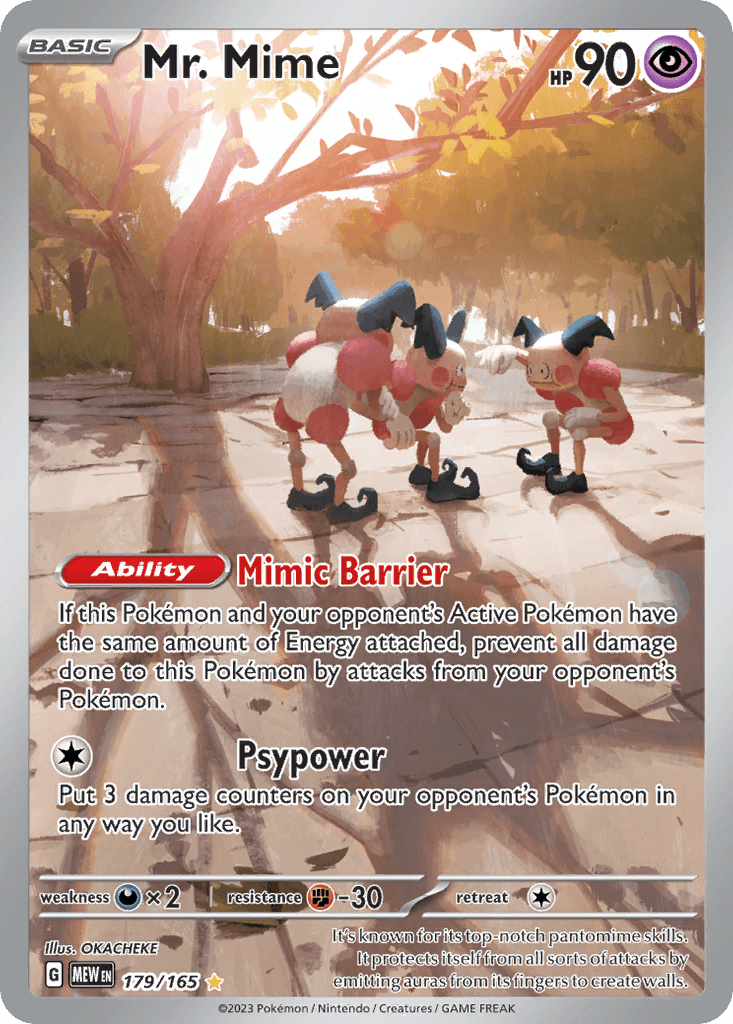 Mr. Mime (151) #179 card art