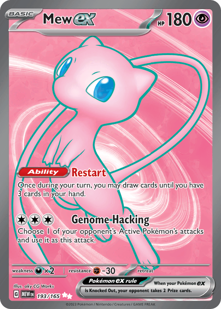 Mew ex (151) #193 card art