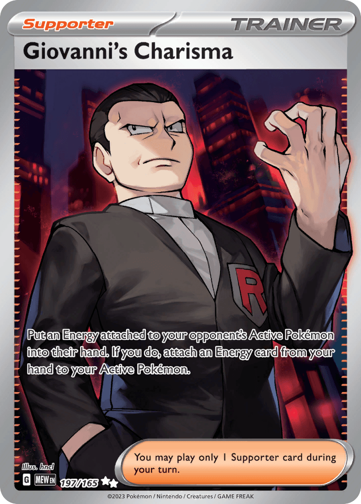 Giovanni's Charisma (151) #197 card art
