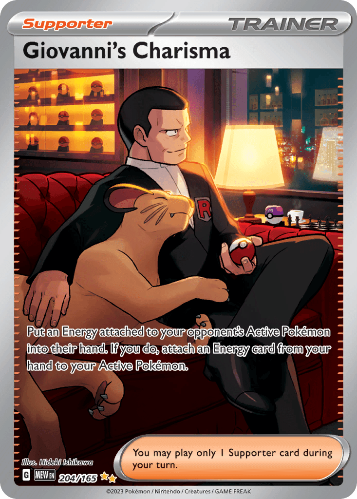 Giovanni's Charisma (151) #204 card art