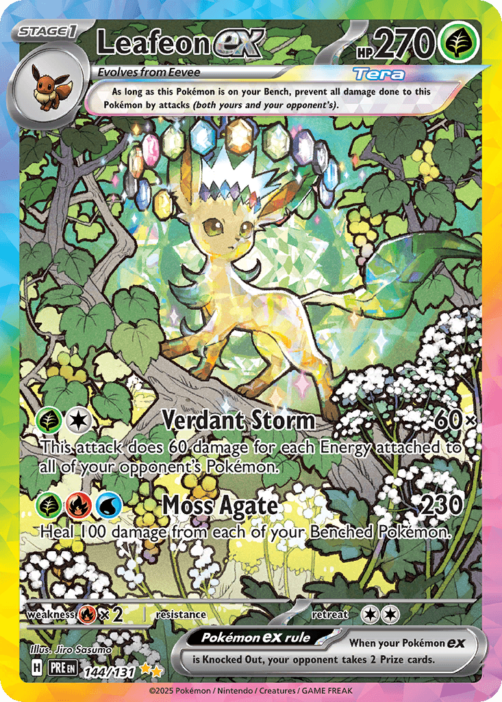 Leafeon ex (Prismatic Evolutions) #144