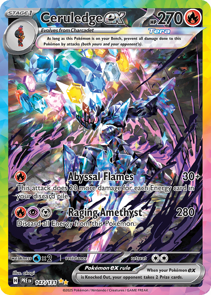 Ceruledge ex (Prismatic Evolutions) #147