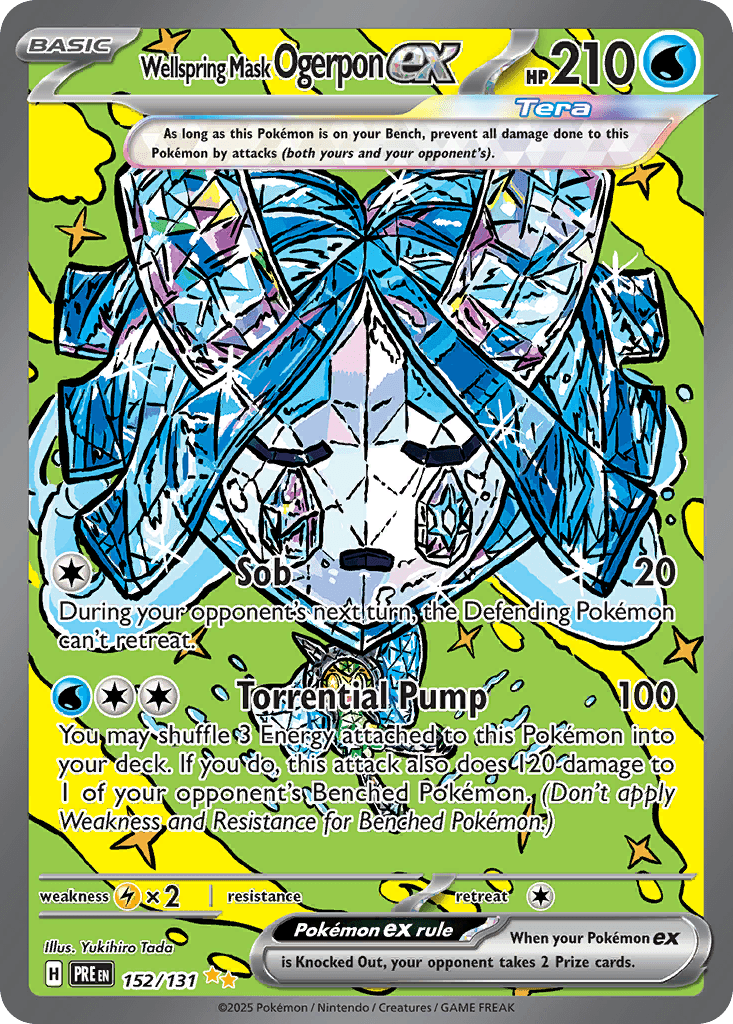 Wellspring Mask Ogerpon ex (Prismatic Evolutions) #152
