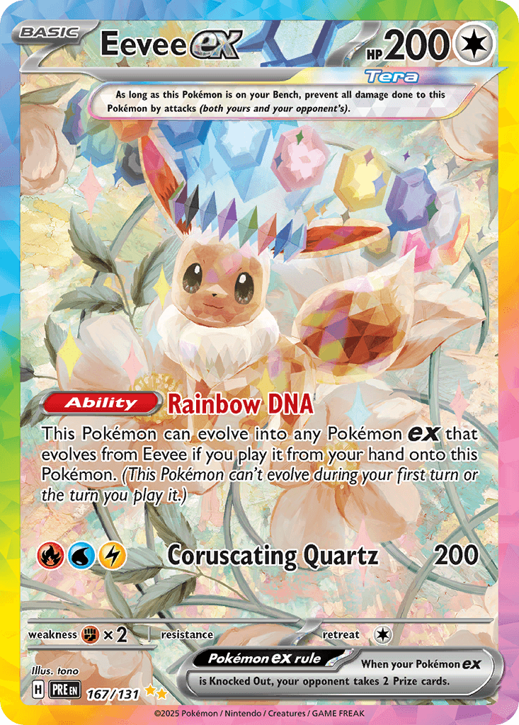Eevee ex (Prismatic Evolutions) #167