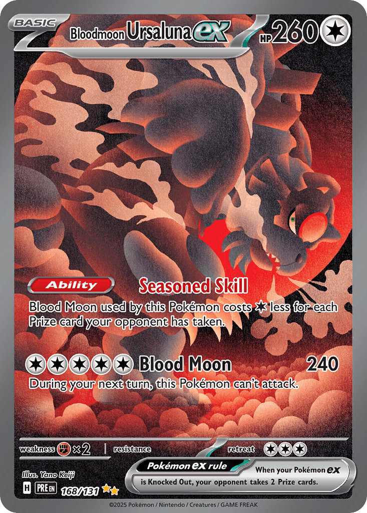 Bloodmoon Ursaluna ex (Prismatic Evolutions) #168