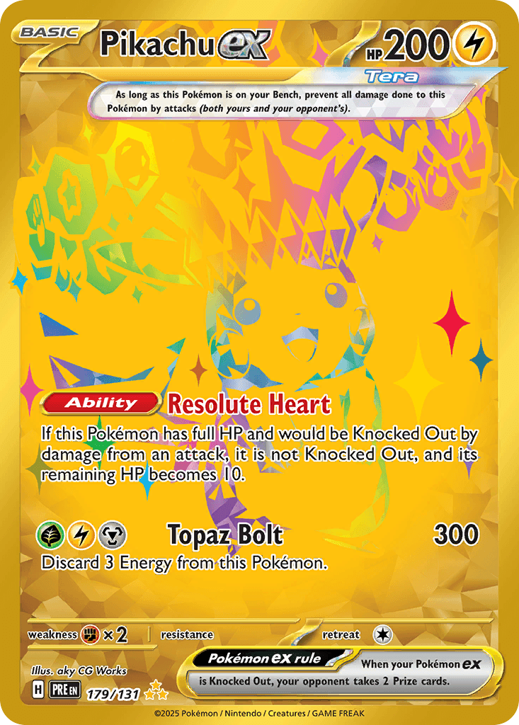 Pikachu ex (Prismatic Evolutions) #179