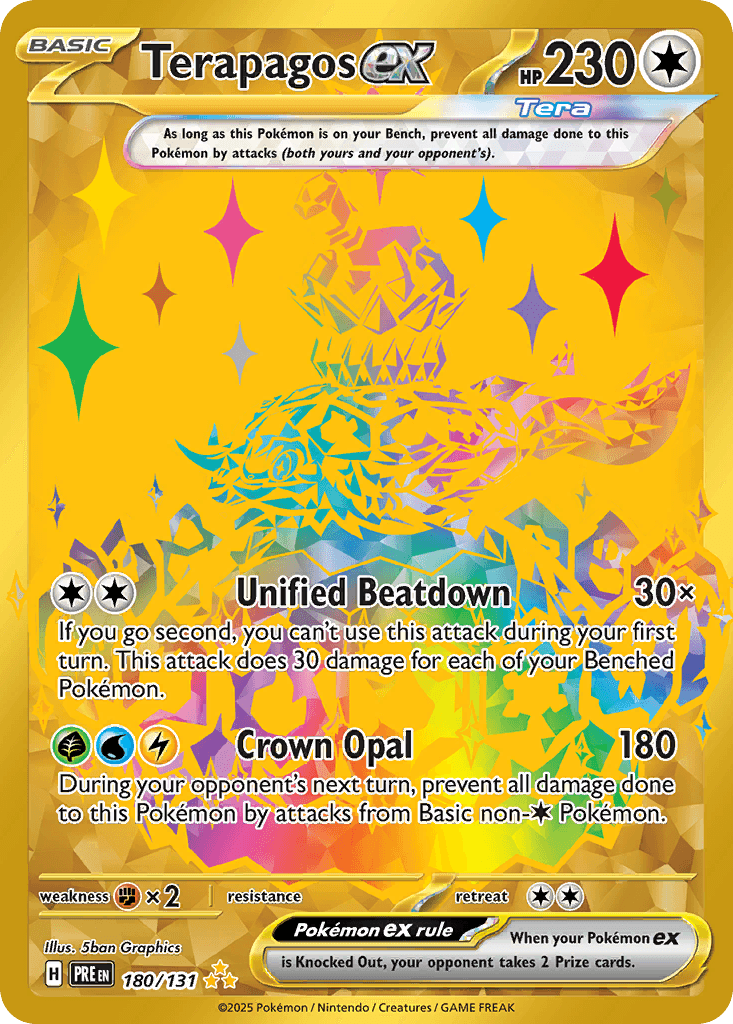 Terapagos ex (Prismatic Evolutions) #180